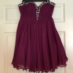 Magenta Homecoming Dress